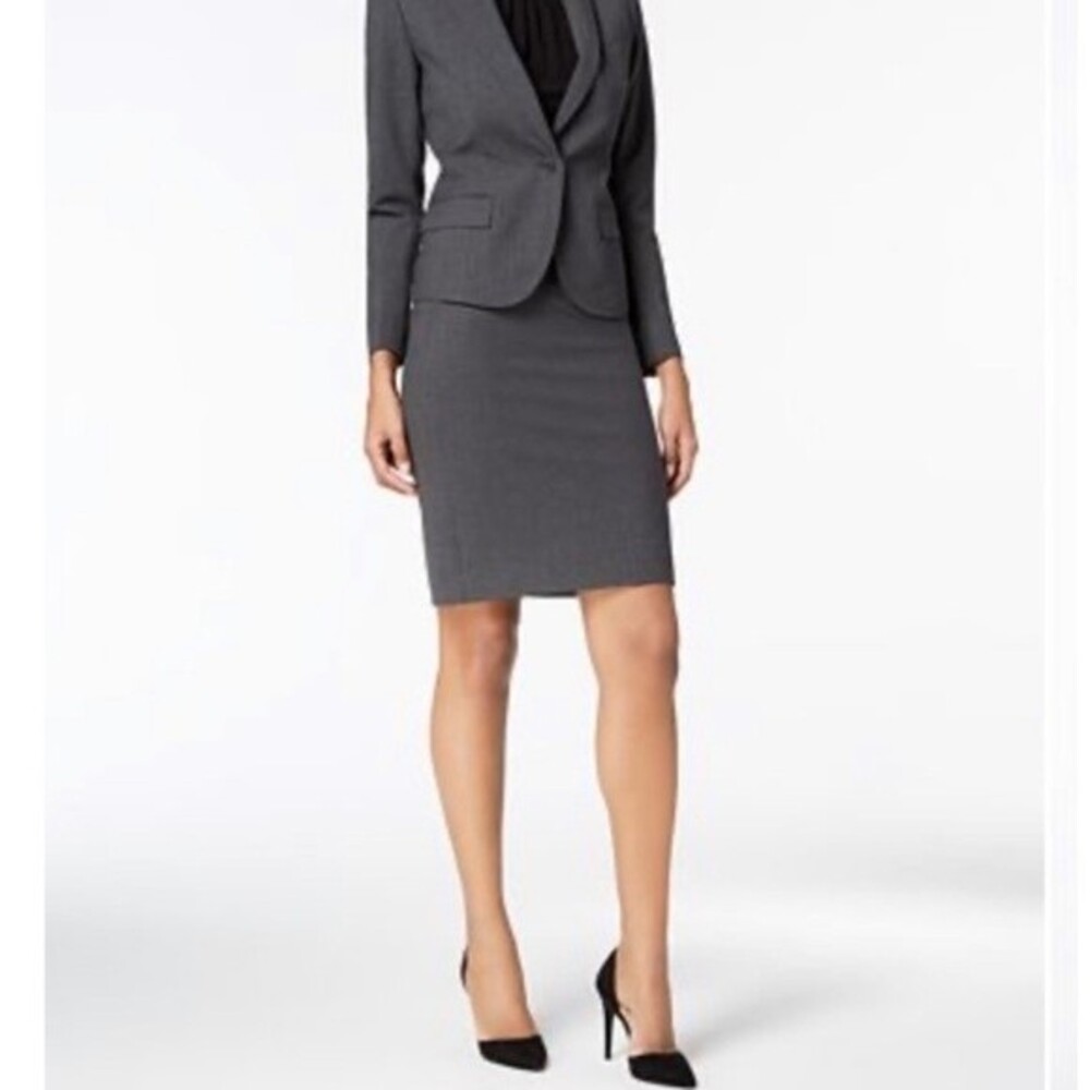 Banana Republic Gray Pencil Skirt 4 Wear to Work Office Business Professional